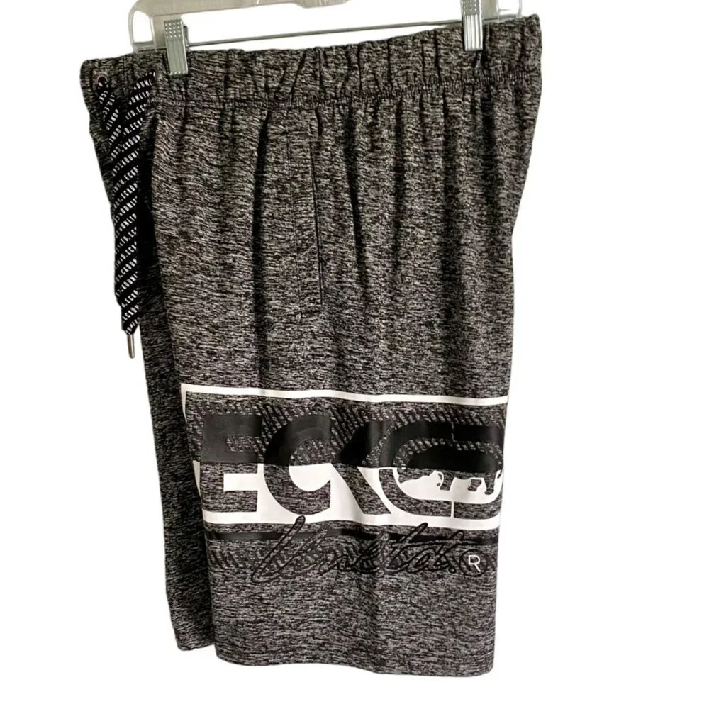 ECKO Unltd. Gray Fleece Relaxed Fit Shorts Men's Size Medium New